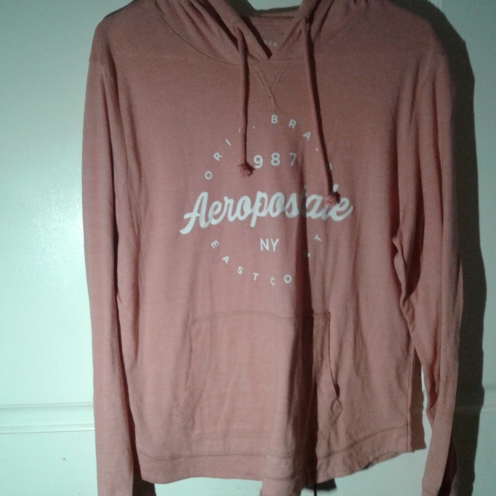 Salmon Long Sleeve Aeropostale Tee